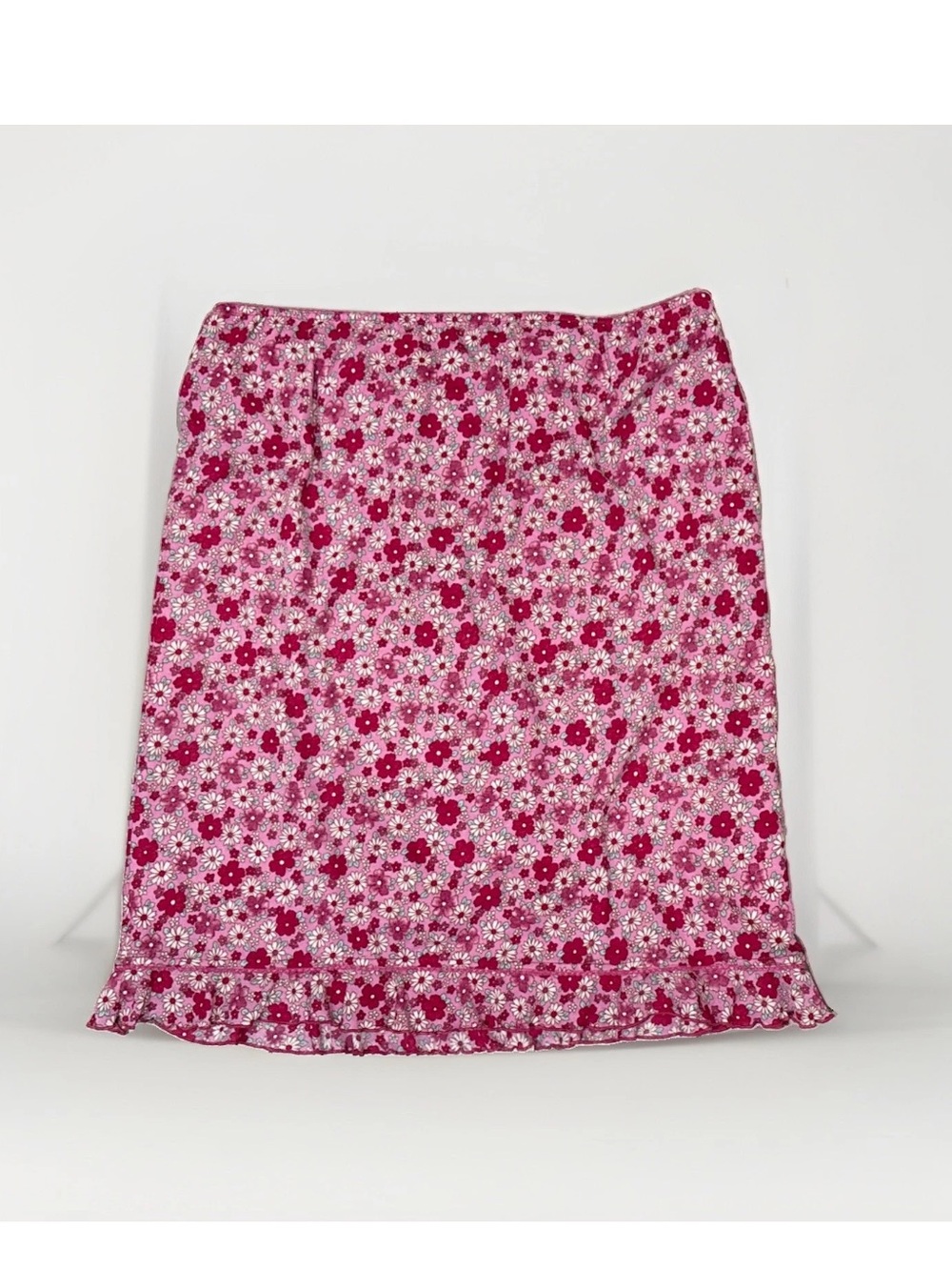Liz Lange Maternity Midi Skirt 90’s Floral Elastic Ruffle Hem Y2k